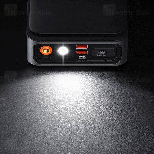 پاوربانک و کمپرسور باد و جامپ استارتر خودرو 8000 میلی آمپر بیسوس Baseus Super Energy CGCN000001