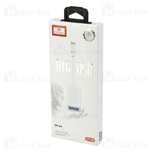 کابل تبدیل OTG لایتنینگ به USB ارلدام Earldom OT48