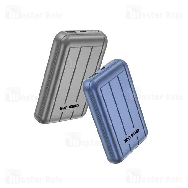 پاوربانک وایرلس 10000 مگ سیف گرین لاین Green Lion MagSafe توان 15 وات 