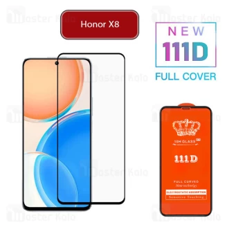 گلس تمام صفحه تمام چسب هانر Honor X8 111D Glass