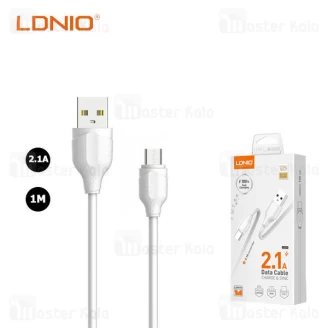 کابل میکرو یو اس بی الدینیو LDNIO LS371 Micro USB High Speed Data Cable به طول 1 متر و 2.1 آمپر