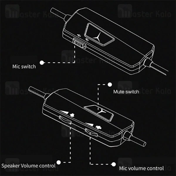 هدفون سیمی گیمینگ لنوو Lenovo Star Y360 Wired Gaming Headphone دارای میکروفون