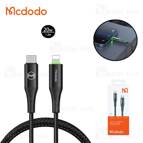 کابل لایتنینگ به Type C مک دودو Mcdodo CA-9960 طول 1.2 متر 3 آمپر