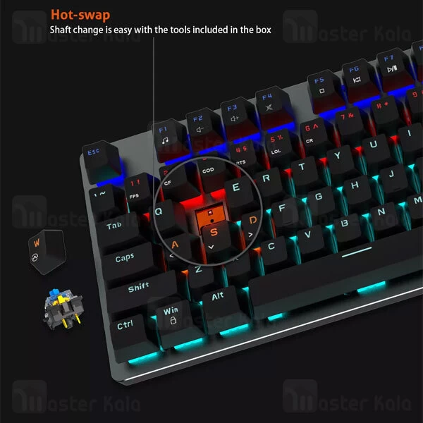 کیبورد سیمی گیمینگ میشن Meetion MT-MK007 Pro