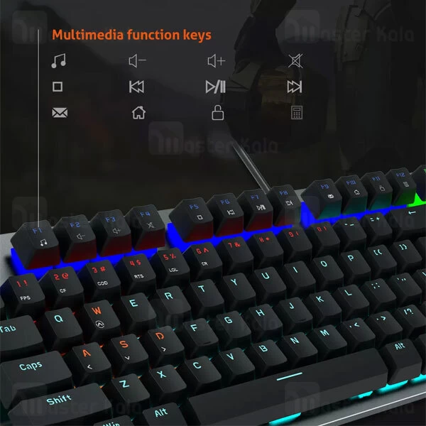 کیبورد سیمی گیمینگ میشن Meetion MT-MK007 Pro