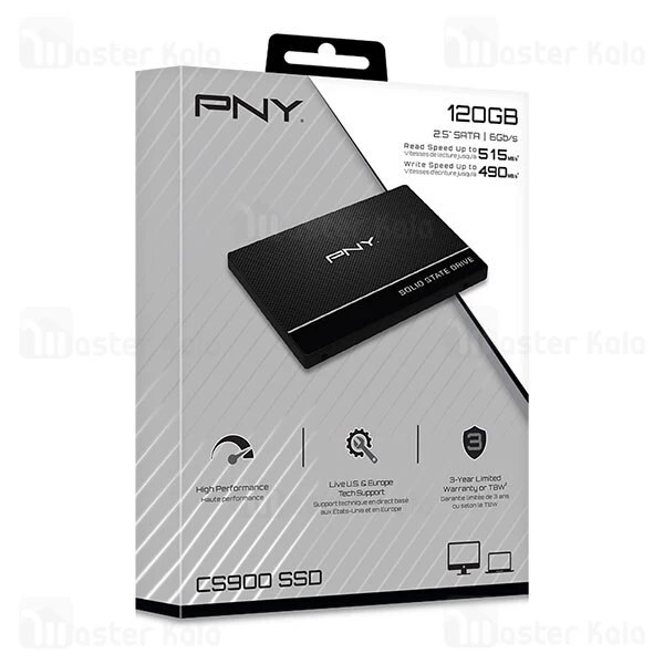 درایو SSD اینترنال پی ان وای PNY CS900 2.5 Inch ظرفیت 120 گیگابایت