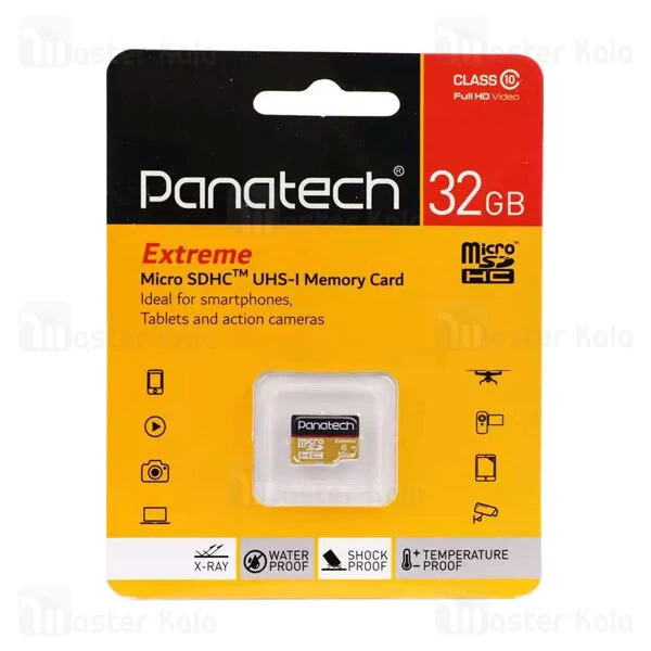 کارت حافظه میکرو اس دی 32 گیگابایت پاناتک Panatech Extreme U1 30MBps