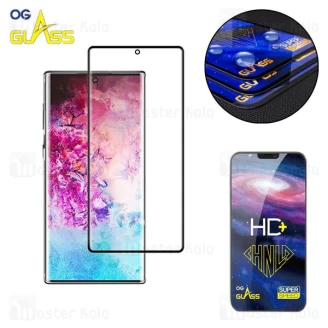 محافظ صفحه نانو تمام صفحه تمام چسب سامسونگ Samsung Galaxy Note 10 Plus OG HD+ PET