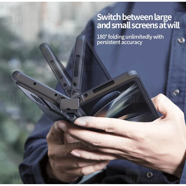 قاب محافظ Samsung Galaxy Z Fold 4 5G Nillkin CamShield Pro Full Set Case دارای محافظ دوربین