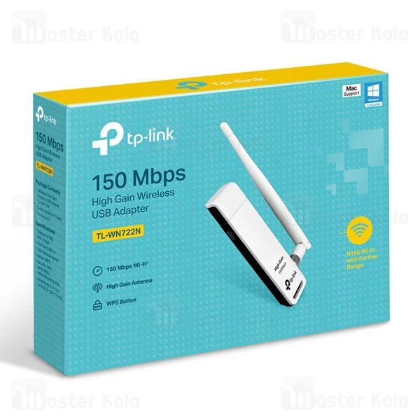 کارت شبکه USB بی سیم تی پی لینک TP-Link TL-WN722N