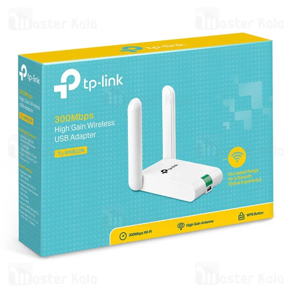 کارت شبکه USB بی سیم تی پی لینک TP-Link TL-WN822N