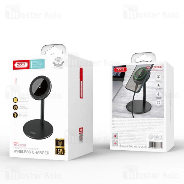 استند و شارژر وایرلس ایکس او XO CX007 مگنتی توان 15 وات