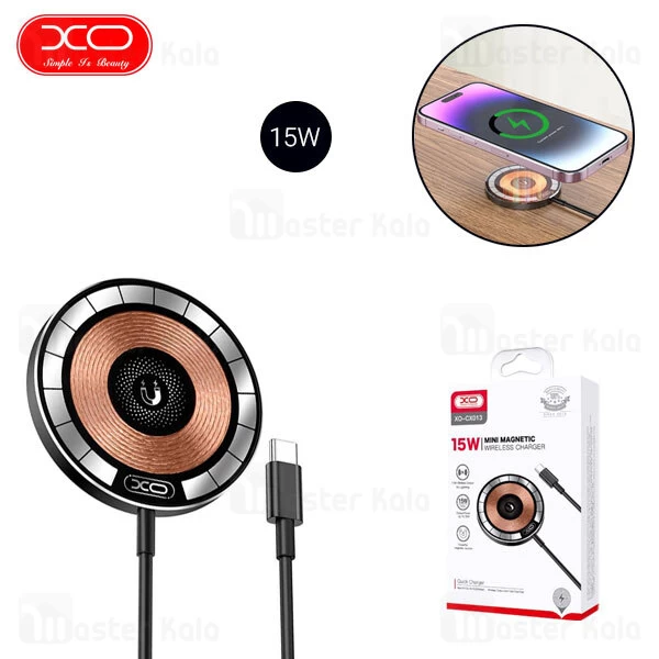 شارژر وایرلس مگنتی ایکس او XO CX013 توان 15 وات