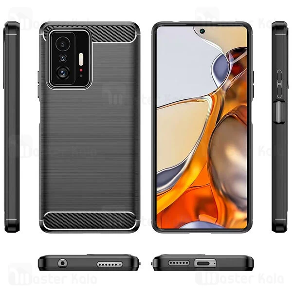 قاب فیبر کربنی شیائومی Xiaomi 11T / Xiaomi 11T Pro Rugged Armor Fiber Carbon