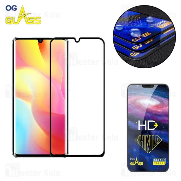 محافظ صفحه نانو تمام صفحه تمام چسب شیائومی Xiaomi Mi Note 10 Lite OG HD+ PET