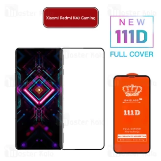 گلس تمام صفحه تمام چسب شیائومی Xiaomi Redmi K40 Gaming 111D Glass