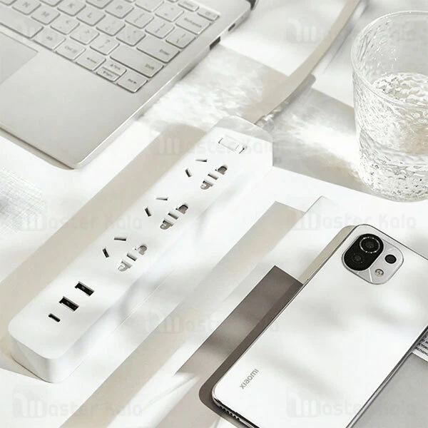 سه راهی برق شیائومی Xiaomi XMCXB05QM دارای 3 پورت