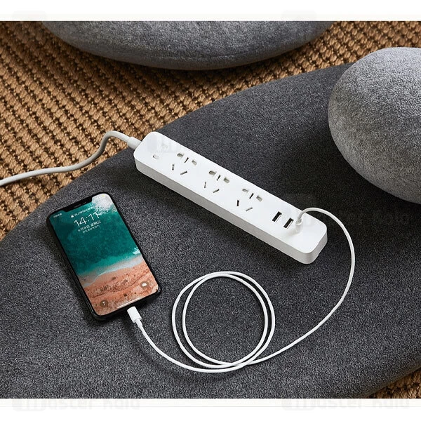 سه راهی برق شیائومی Xiaomi XMCXB05QM دارای 3 پورت