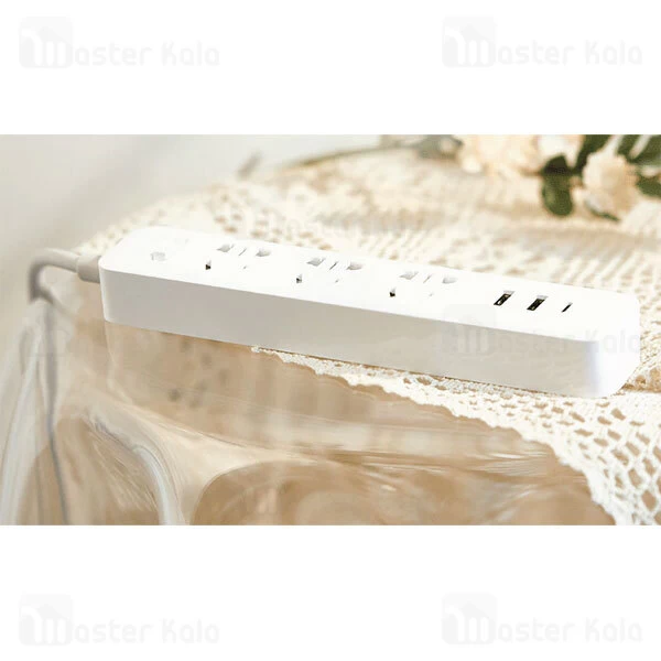 سه راهی برق شیائومی Xiaomi XMCXB05QM دارای 3 پورت