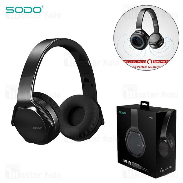 هدفون بلوتوث و اسپیکر سودو مدل SODO MH3
