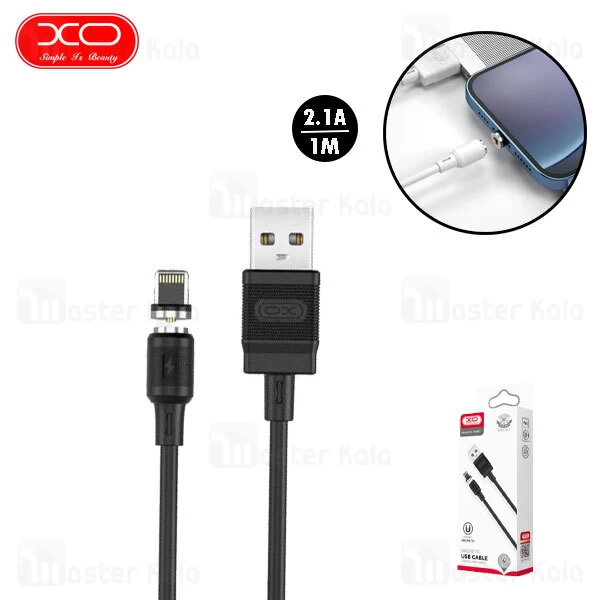 کابل مگنتی لایتنینگ ایکس او XO NB187 طول 1 متر