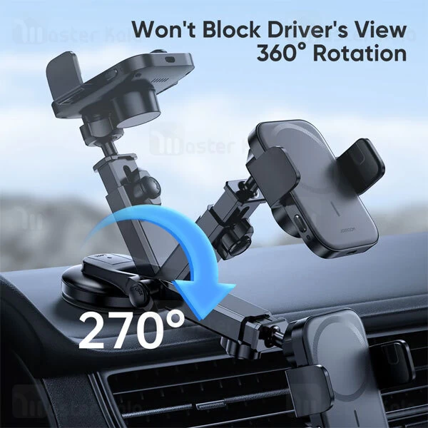 هولدر و شاژر وایرلس جویروم Joyroom JR-ZS295 مگنتی