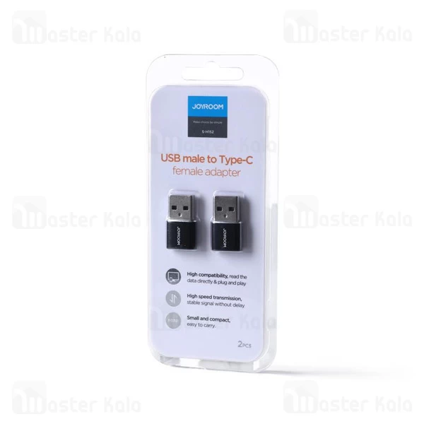 تبدیل USB به Type C جویروم Joyroom S-H152 پک دو عددی
