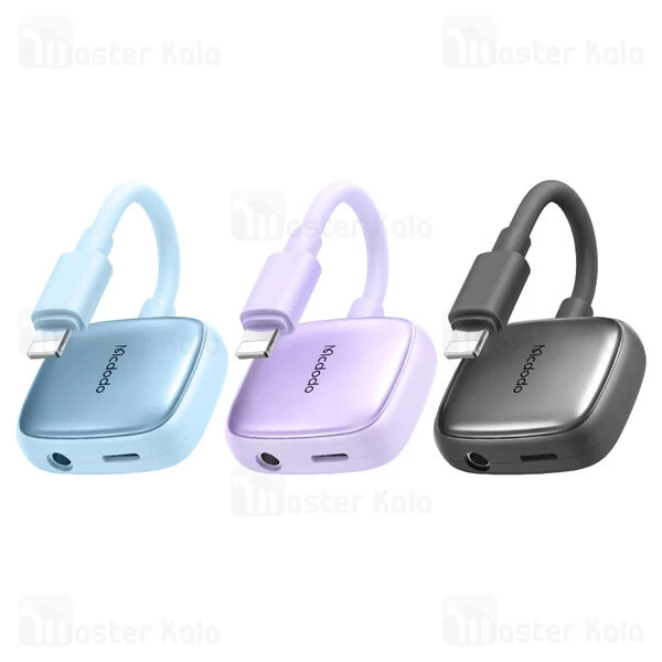 کابل تبدیل لایتنینگ اتصال همزمان هندزفری و شارژر مک دودو Mcdodo CA-2740