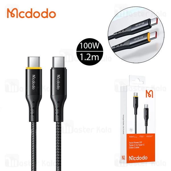 کابل Type C به Type C مک دودو Mcdodo CA-3460 طول 1.2 متر توان 100 وات