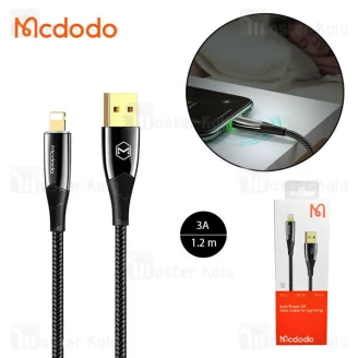 کابل لایتنینگ مک دودو Mcdodo CA-8060 Auto Power Off Data Cable طول 1.2 متر توان 3 آمپر