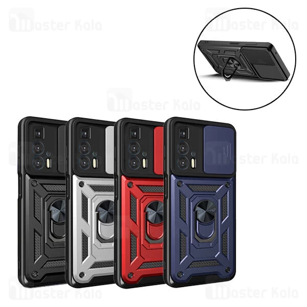 گارد محافظ ضد ضربه انگشتی Motorola Edge 20 Pro SHUNIJA Case دارای محافظ دوربین