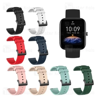 بند سیلیکونی ساعت هوشمند شیائومی Xiaomi Amazfit Bip 3 Strap Silicone Band