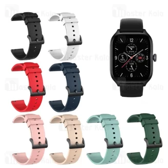 بند سیلیکونی ساعت هوشمند شیائومی Xiaomi Amazfit GTS 4 / GTS 4 Mini Strap Silicone Band