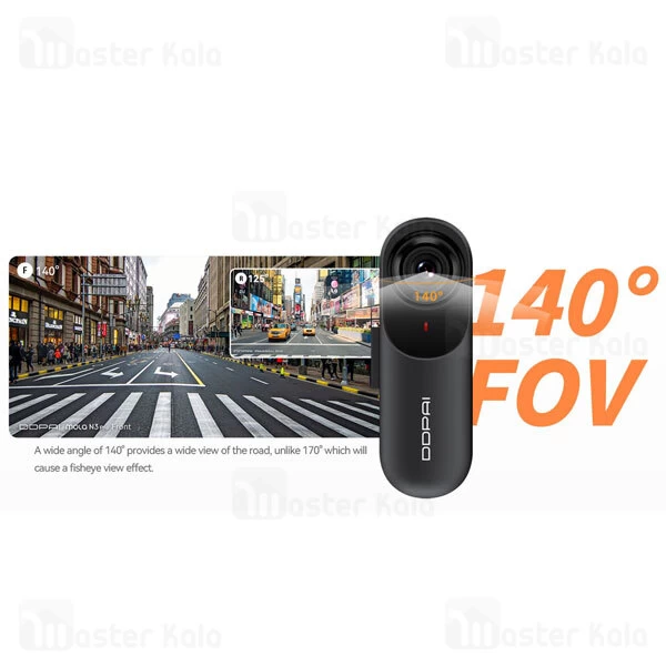 دوربین خودروی شیائومی Xiaomi DDPAI Mola N3 Pro به همراه دوربین عقب