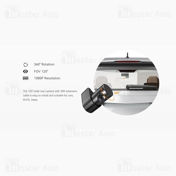 دوربین خودروی شیائومی Xiaomi DDPAI Mola N3 Pro به همراه دوربین عقب