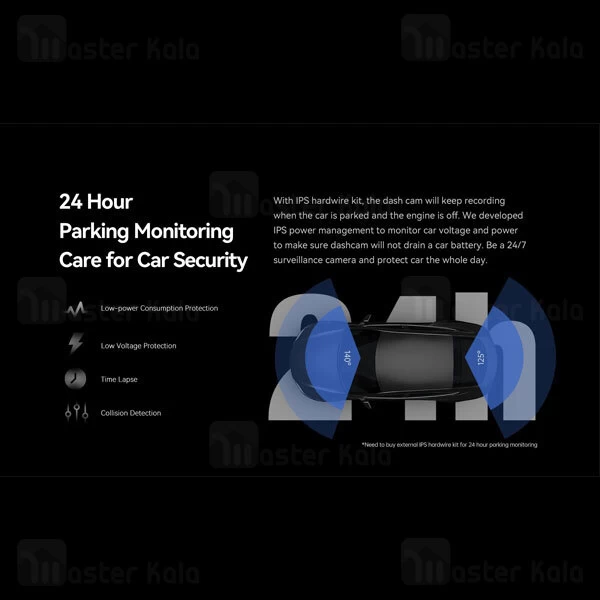 دوربین خودروی شیائومی Xiaomi DDPAI Mola N3 Pro به همراه دوربین عقب