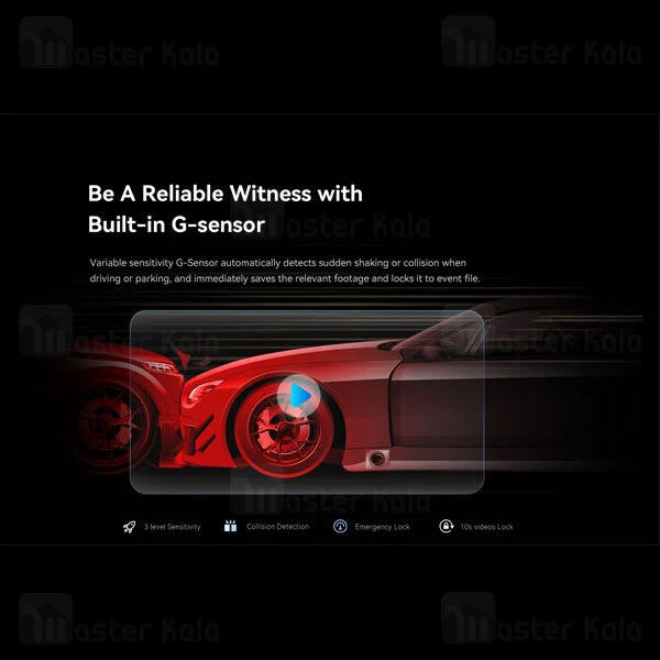 دوربین خودروی شیائومی Xiaomi DDPAI Mola N3 Pro به همراه دوربین عقب