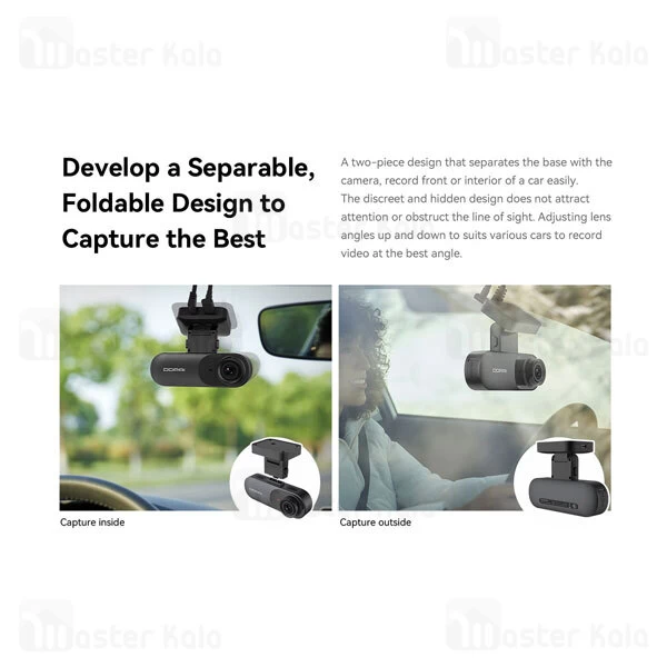 دوربین خودروی شیائومی Xiaomi DDPAI Mola N3 Pro به همراه دوربین عقب