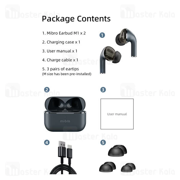 هندزفری بلوتوث دوگوش شیائومی Xiaomi Mibro M1 XPEJ005