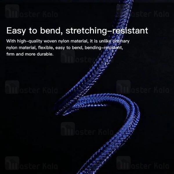 کابل سه سر بیسوس Baseus CAMLL-SU01 توان 3 آمپر طول 1.2 متر