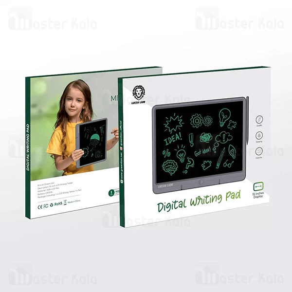 تخته هوشمند گرین لاین Green Lion LCD Digital Writing Pad همراه با قلم