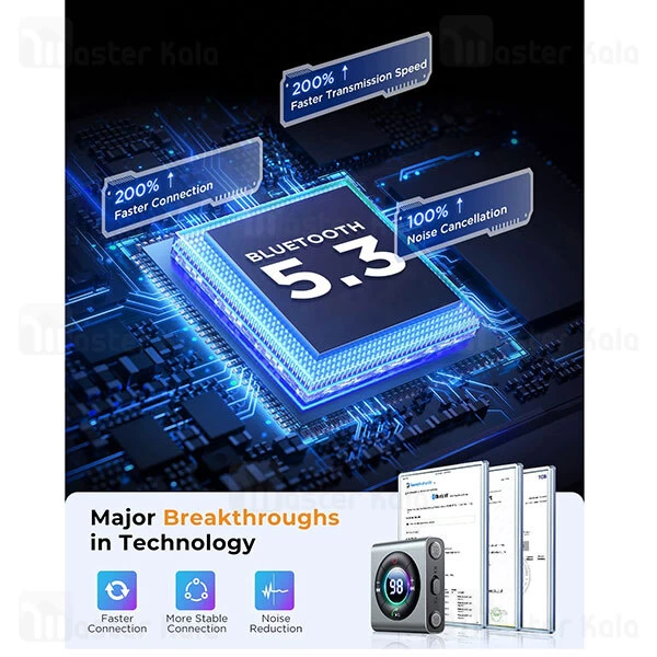 گیرنده بلوتوث اتومبیل جویروم Joyroom JR-CB2