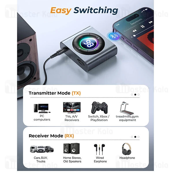 گیرنده بلوتوث اتومبیل جویروم Joyroom JR-CB2