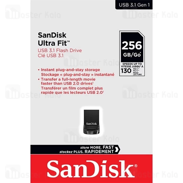 فلش مموری 256 گیگابایت سن دیسک SanDisk Ultra Fit SDCZ430