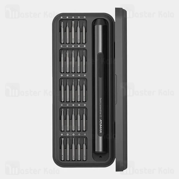 پیچ گوشتی شیائومی Xiaomi Atuman E1 Electric Precisoon Screwdriver Set دارای 25 سری مگنتی