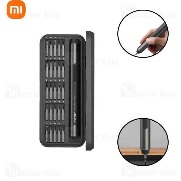 پیچ گوشتی شیائومی Xiaomi Atuman E1 Electric Precisoon Screwdriver Set دارای 25 سری مگنتی