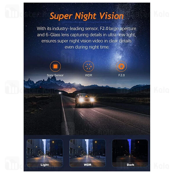 دوربین خودروی شیائومی Xiaomi Jiekemi KM500