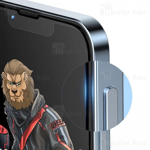 گلس تمام صفحه تمام چسب آیفون گرین لاین Apple iPhone 13 / 13 Pro Green Lion 3D Forte