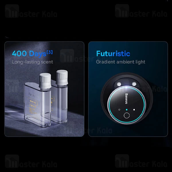 خوشبو کننده هوا هوشمند خودرو بیسوس Baseus Wisdom CNZX050001 به همراه دو رایحه