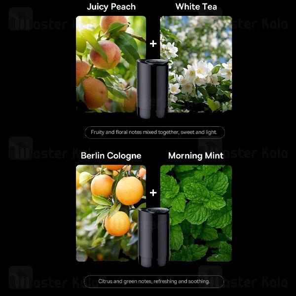 خوشبو کننده هوا هوشمند خودرو بیسوس Baseus Wisdom CNZX050001 به همراه دو رایحه